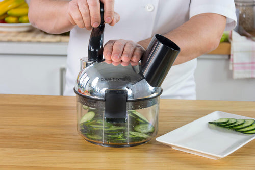 Cortador de alimentos con cuchillas intercambiables