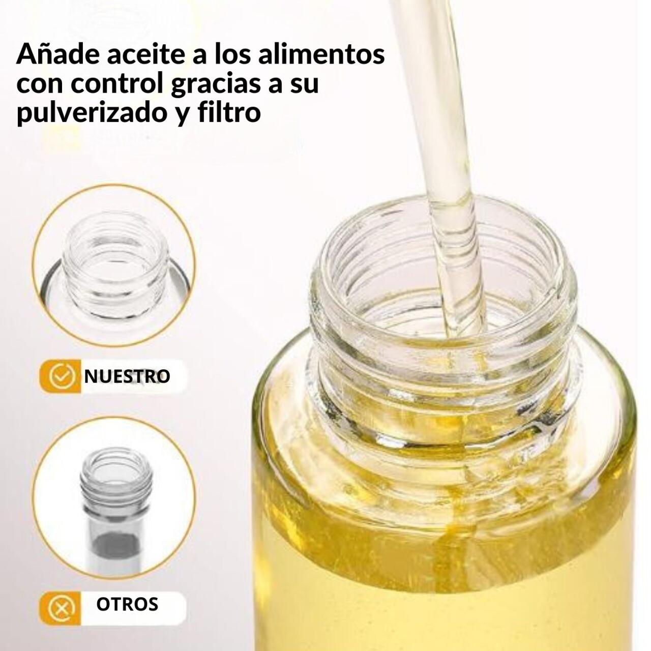 Pulverizador aceite + caja